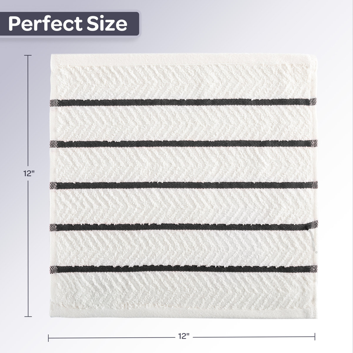 Dish Cloths 16-Pack - 12x12in Dish Cloths for Washing Dishes, Scrubbing, Drying, and Everyday Messes - Soft and Absorbent Cotton Kitchen Towels - Kitchen Towels and Dishcloths Sets by Lavish Home